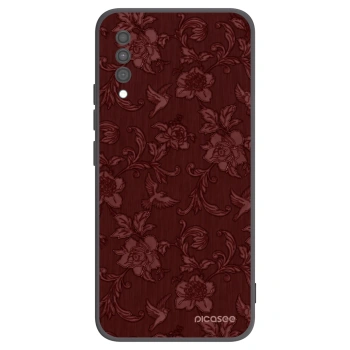 Picasee Samsung Galaxy A30s A307F Hülle - Schwarzes Silikon - Red Elegance