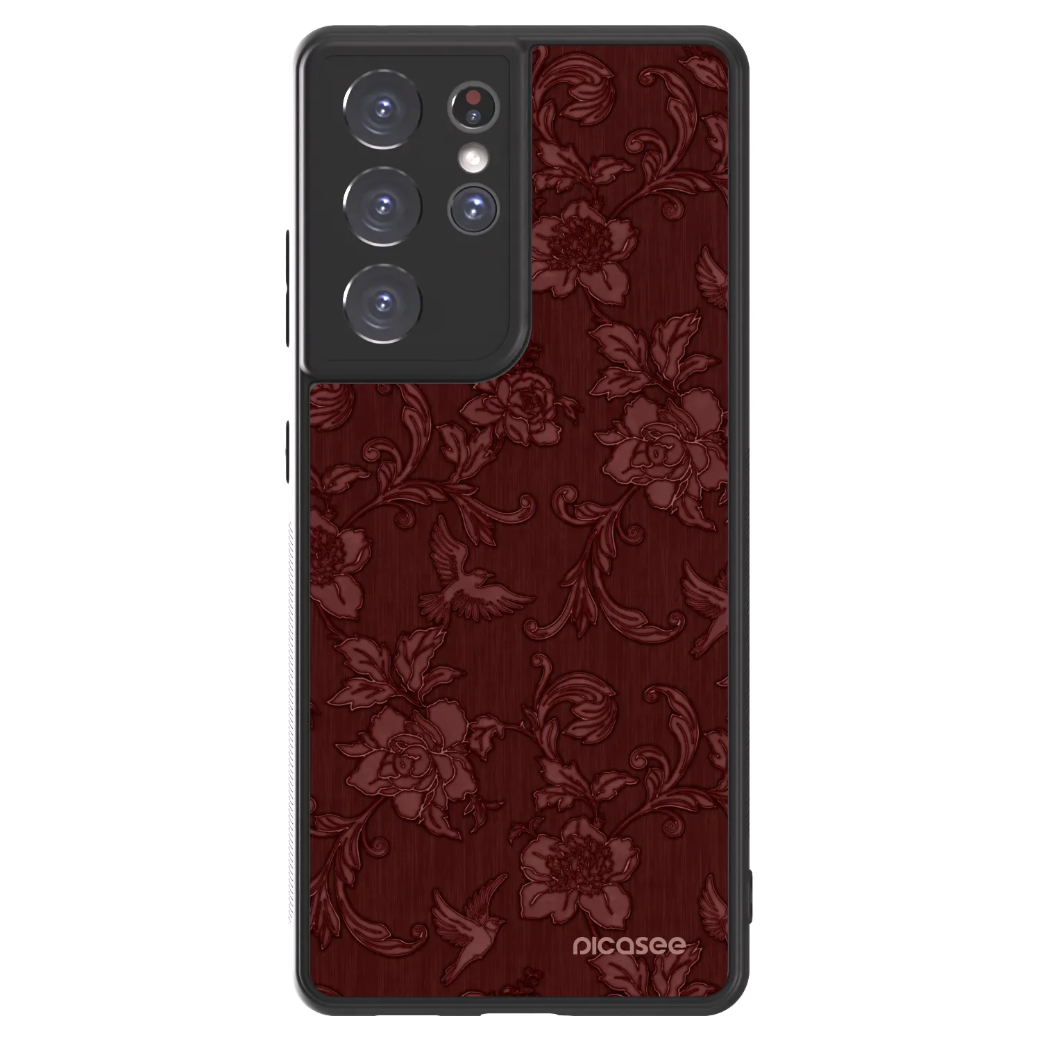 Picasee ULTIMATE CASE für Samsung Galaxy S21 Ultra 5G G998B - Red Elegance