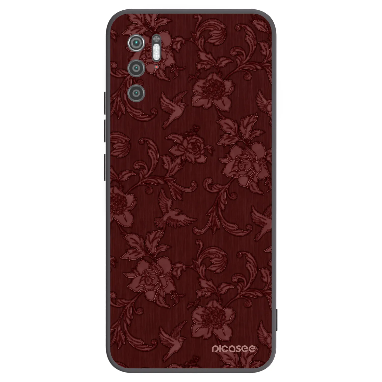 Picasee Xiaomi Poco M3 Pro 5G Hülle - Schwarzes Silikon - Red Elegance
