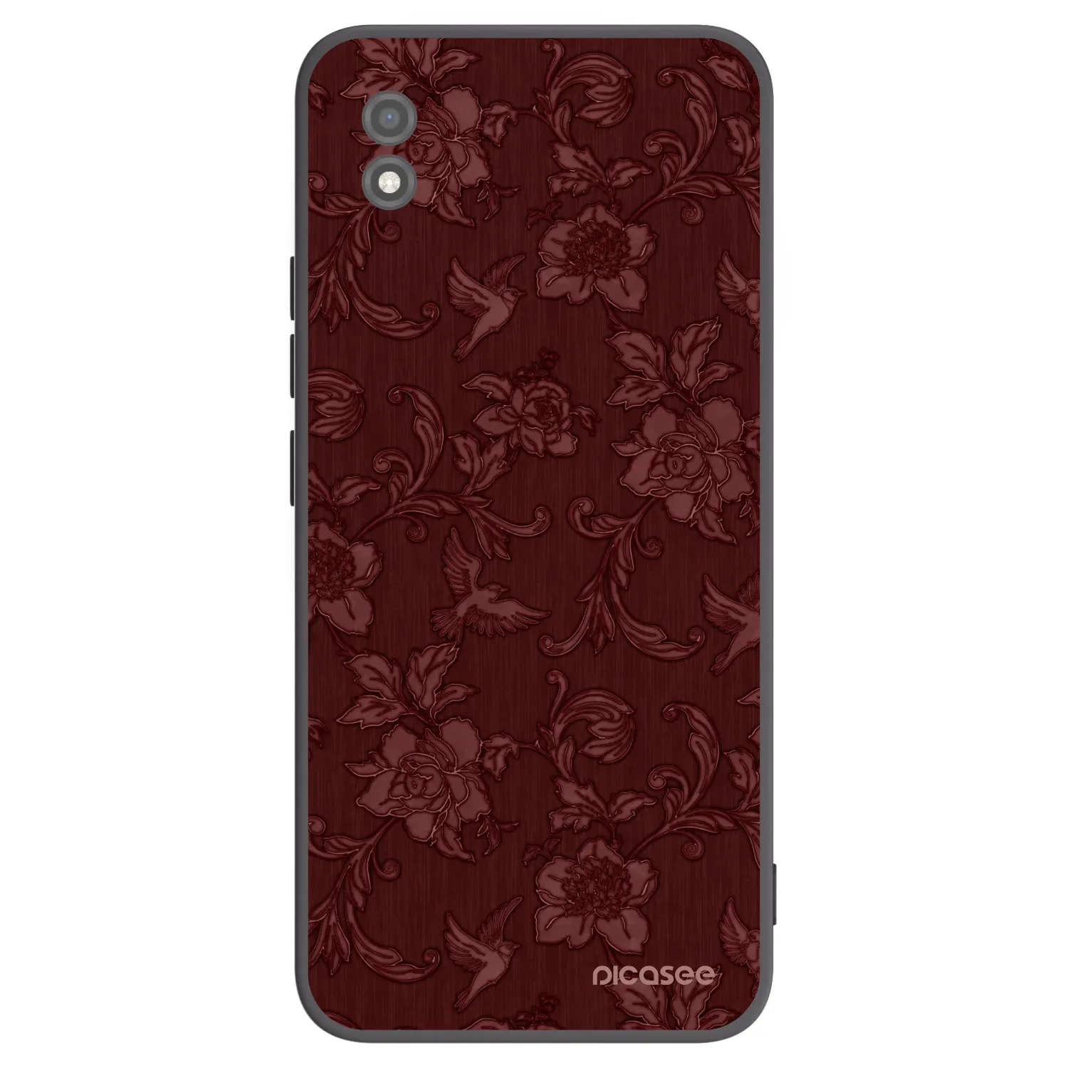 Picasee Realme C11 (2021) Hülle - Schwarzes Silikon - Red Elegance