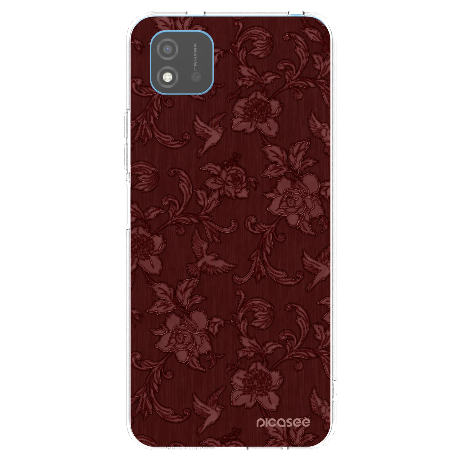 Picasee Realme C11 (2021) Hülle - Transparentes Silikon - Red Elegance