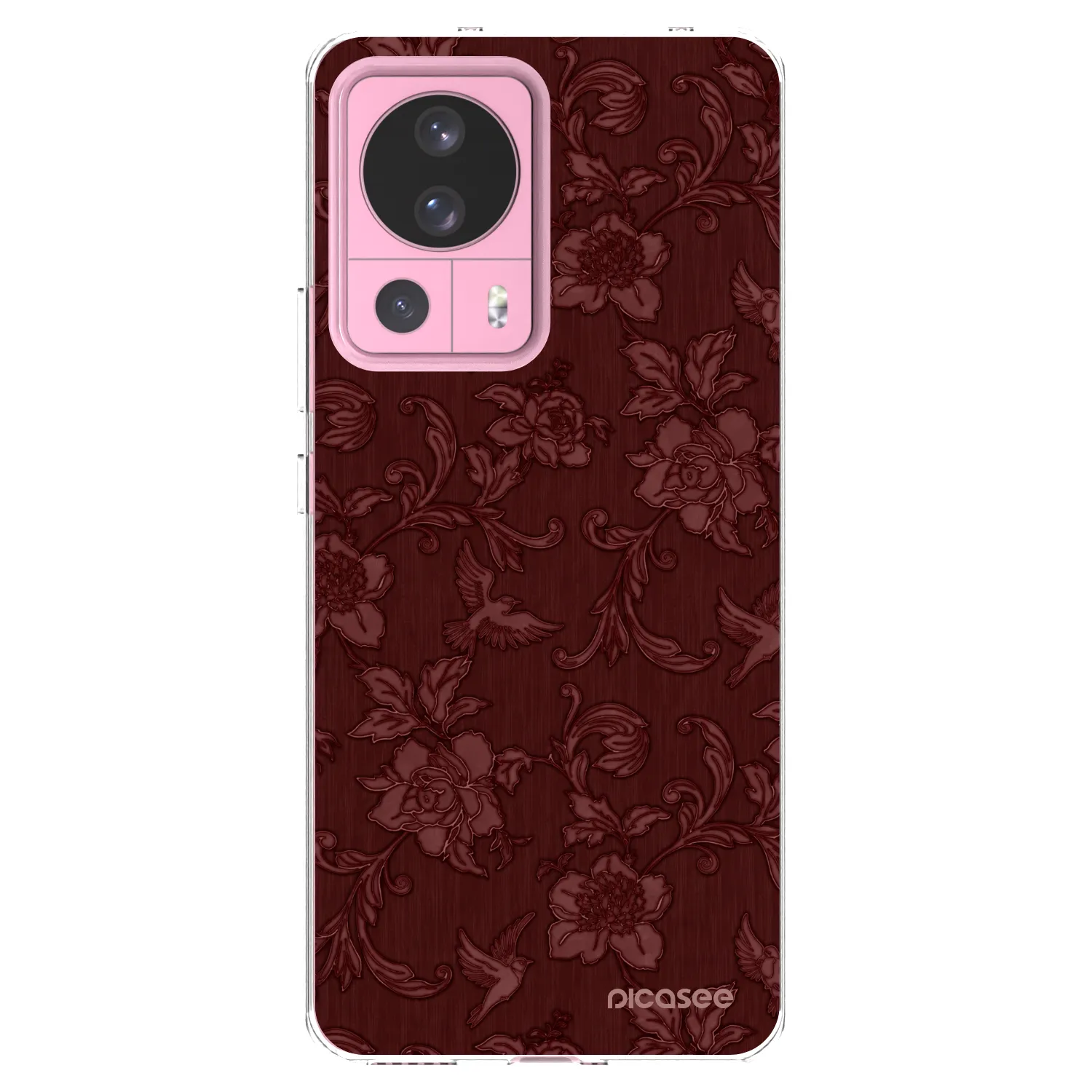 Picasee Xiaomi 13 Lite Hülle - Transparentes Silikon - Red Elegance
