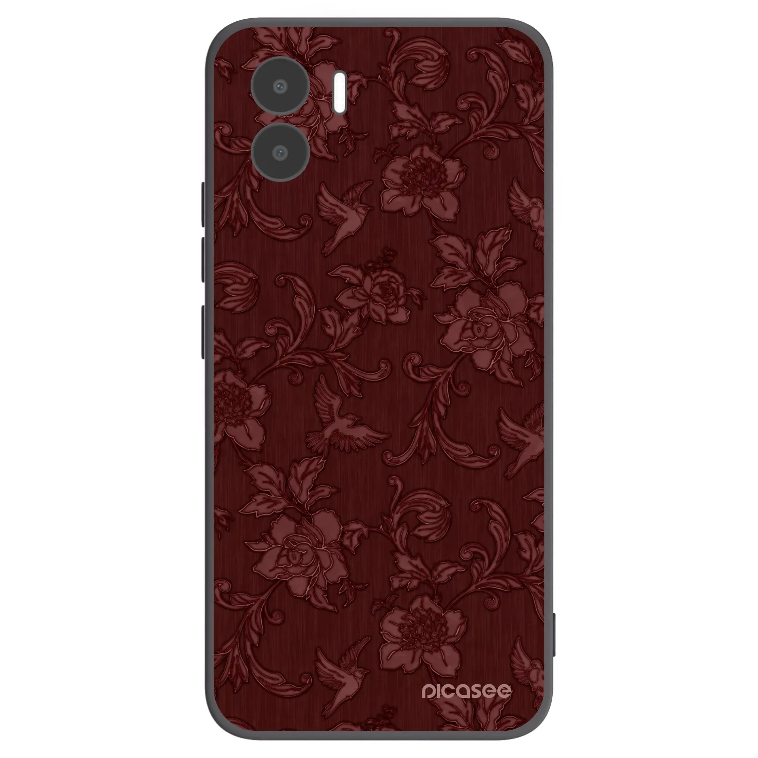 Picasee Xiaomi Redmi A2 Hülle - Schwarzes Silikon - Red Elegance