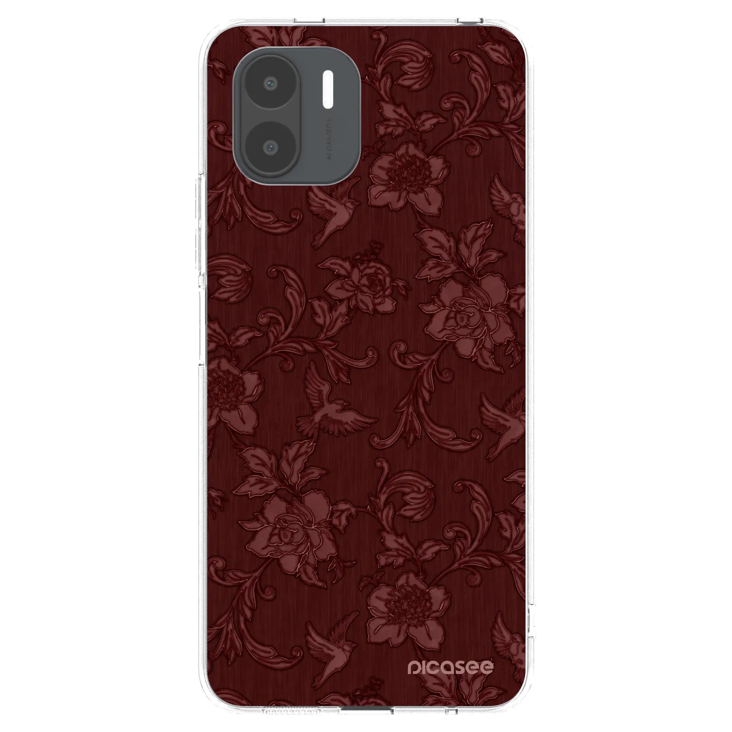 Picasee Xiaomi Redmi A2 Hülle - Transparentes Silikon - Red Elegance