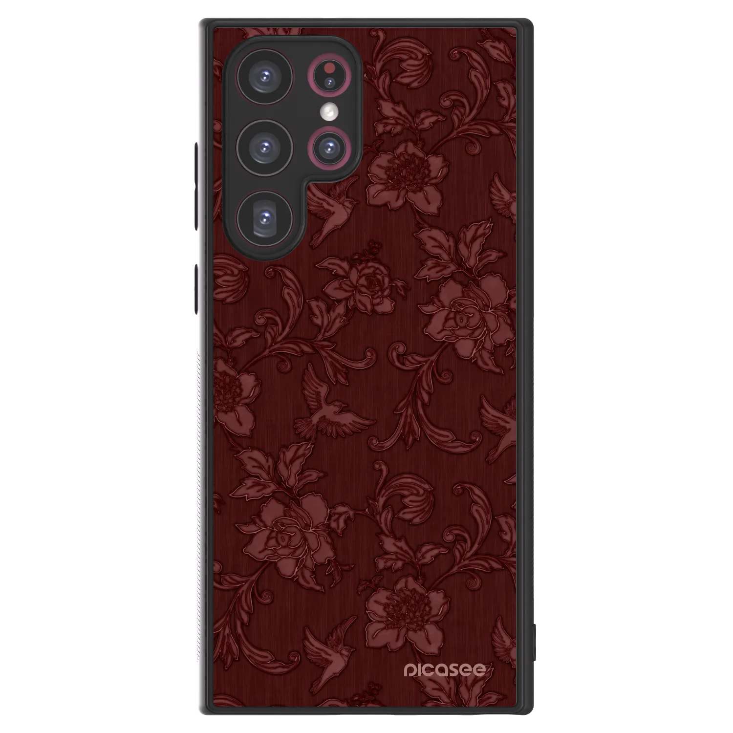 Picasee ULTIMATE CASE PowerShare für Samsung Galaxy S22 Ultra 5G - Red Elegance