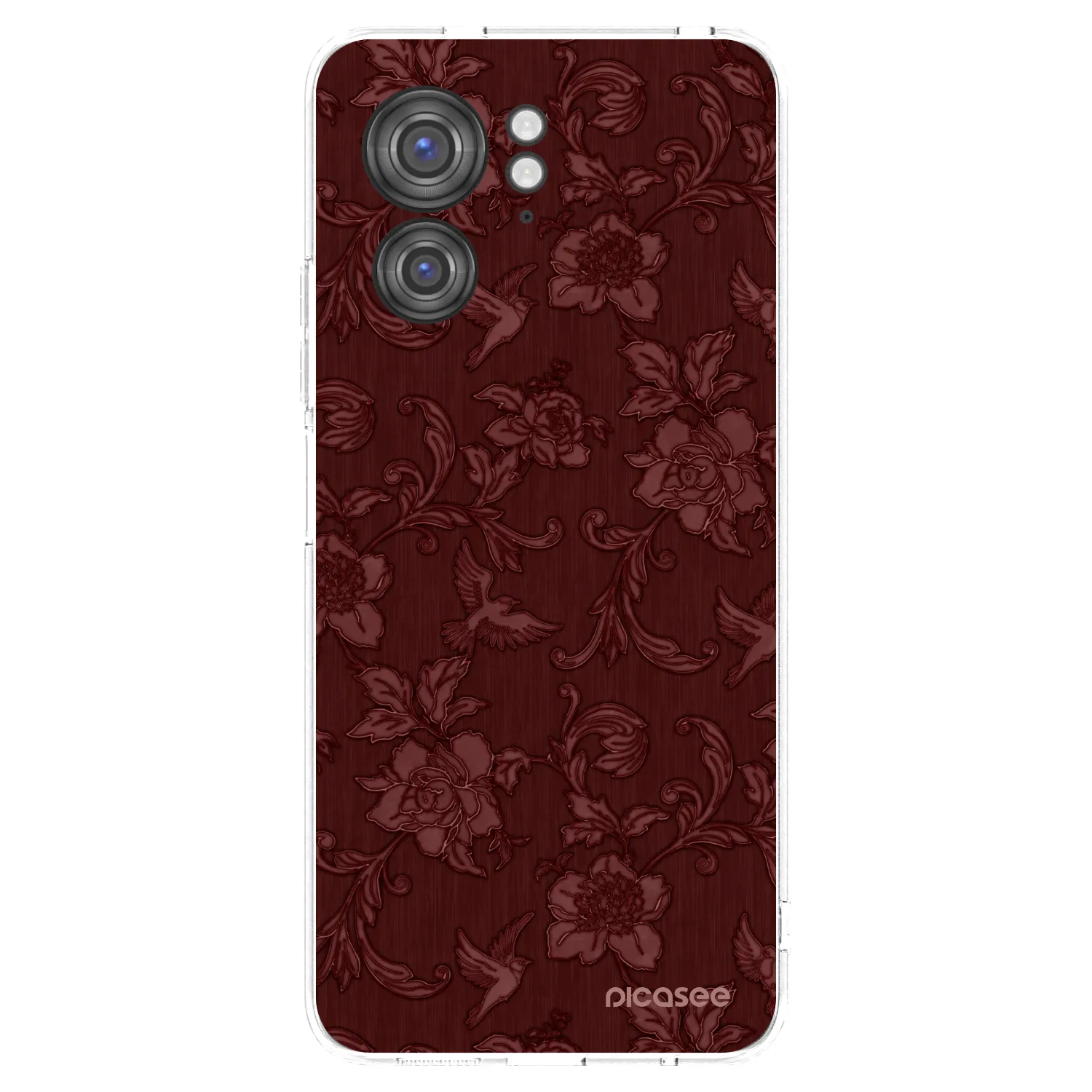 Picasee Motorola Edge 40 Hülle - Transparentes Silikon - Red Elegance