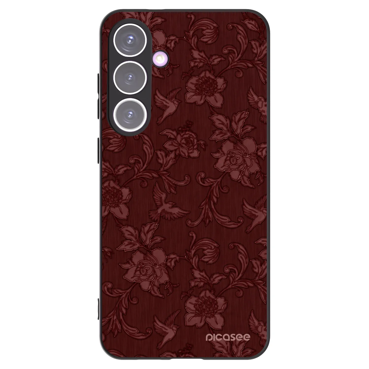 Picasee Samsung Galaxy S24+ S926B 5G Hülle - Schwarzes Silikon - Red Elegance
