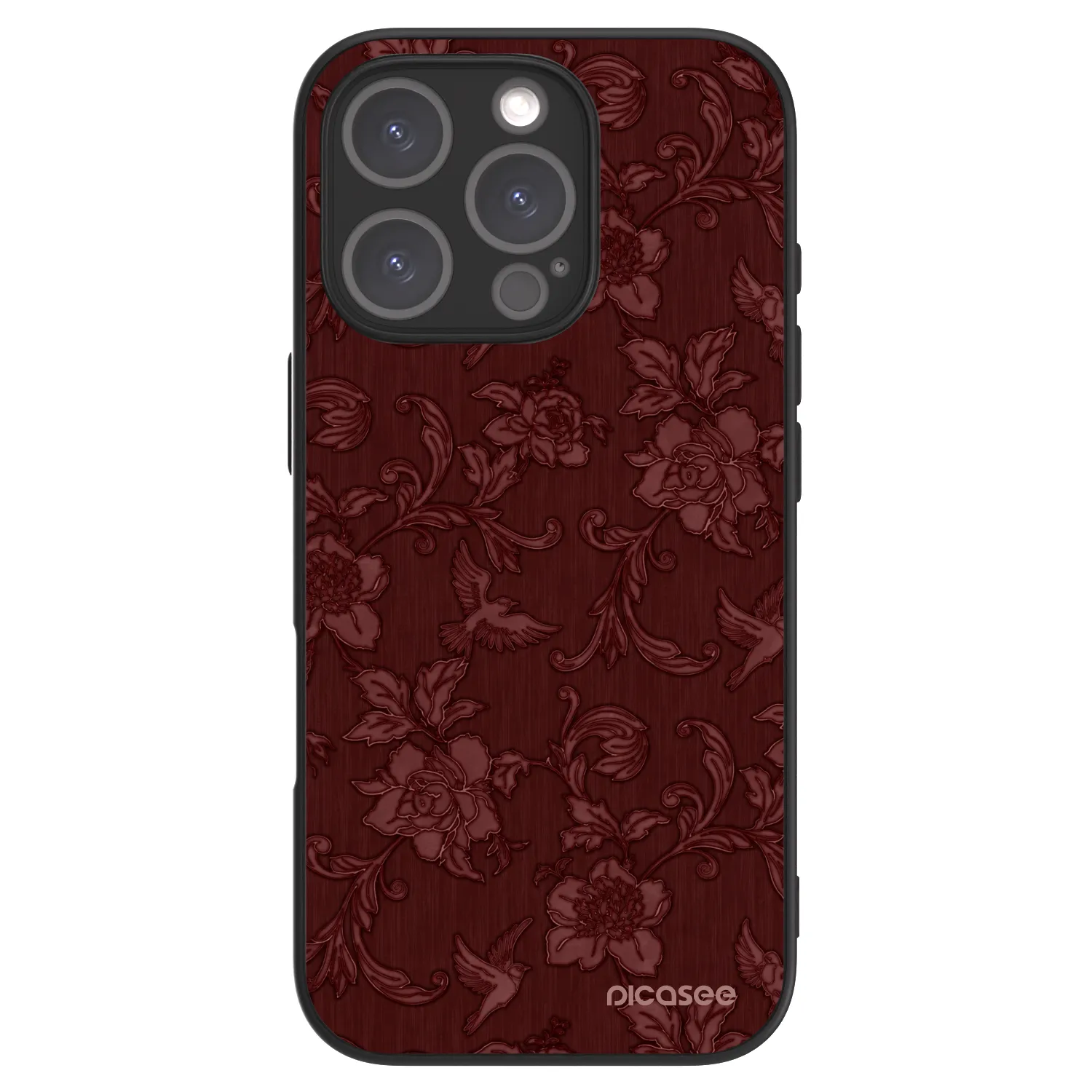 Picasee ULTIMATE CASE MagSafe für Apple iPhone 16 Pro - Red Elegance