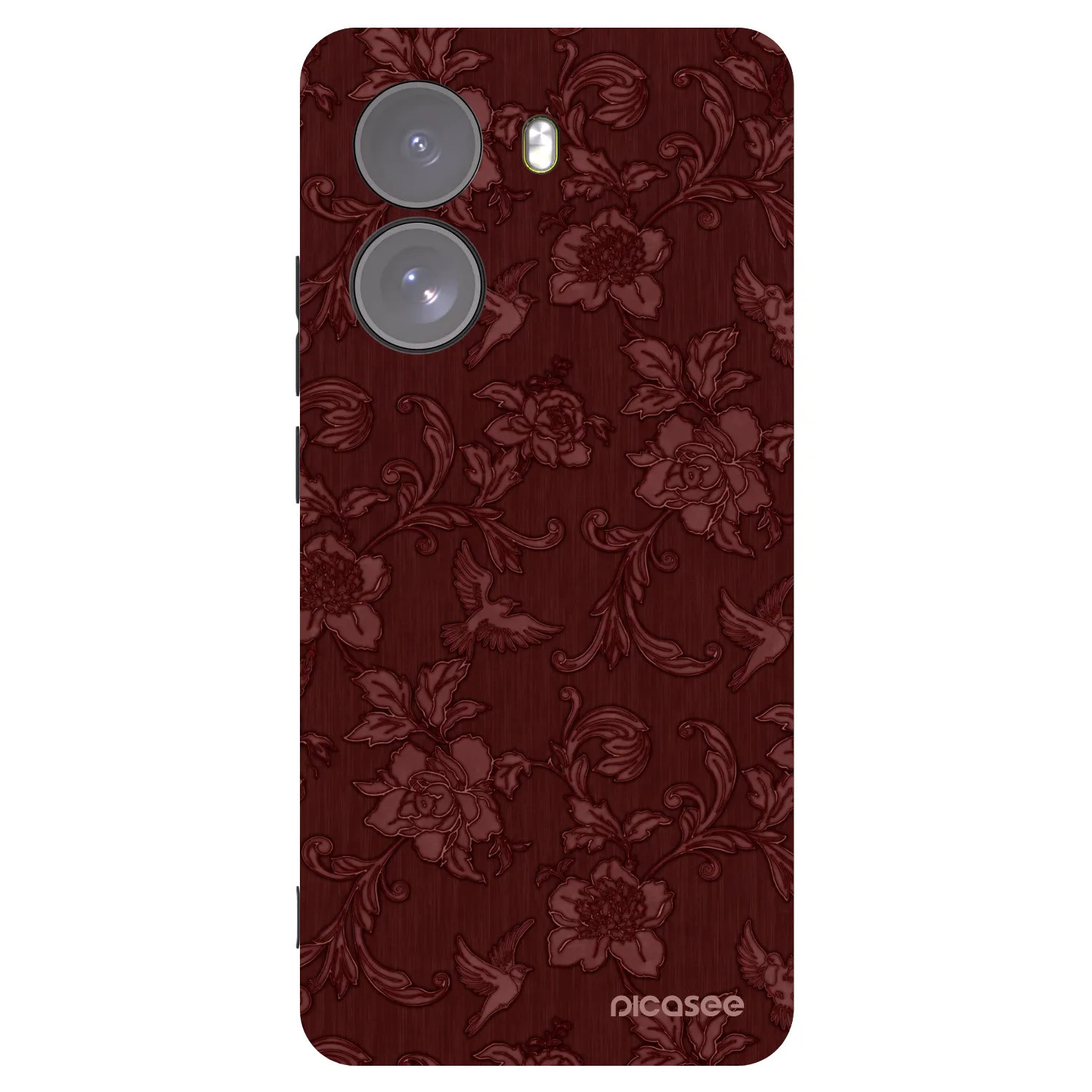 Picasee Xiaomi Poco X7 Hülle - Schwarzes Silikon - Red Elegance