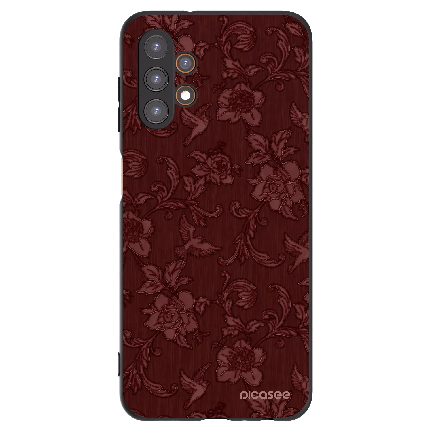 Picasee Samsung Galaxy A13 5G Hülle - Schwarzes Silikon - Red Elegance