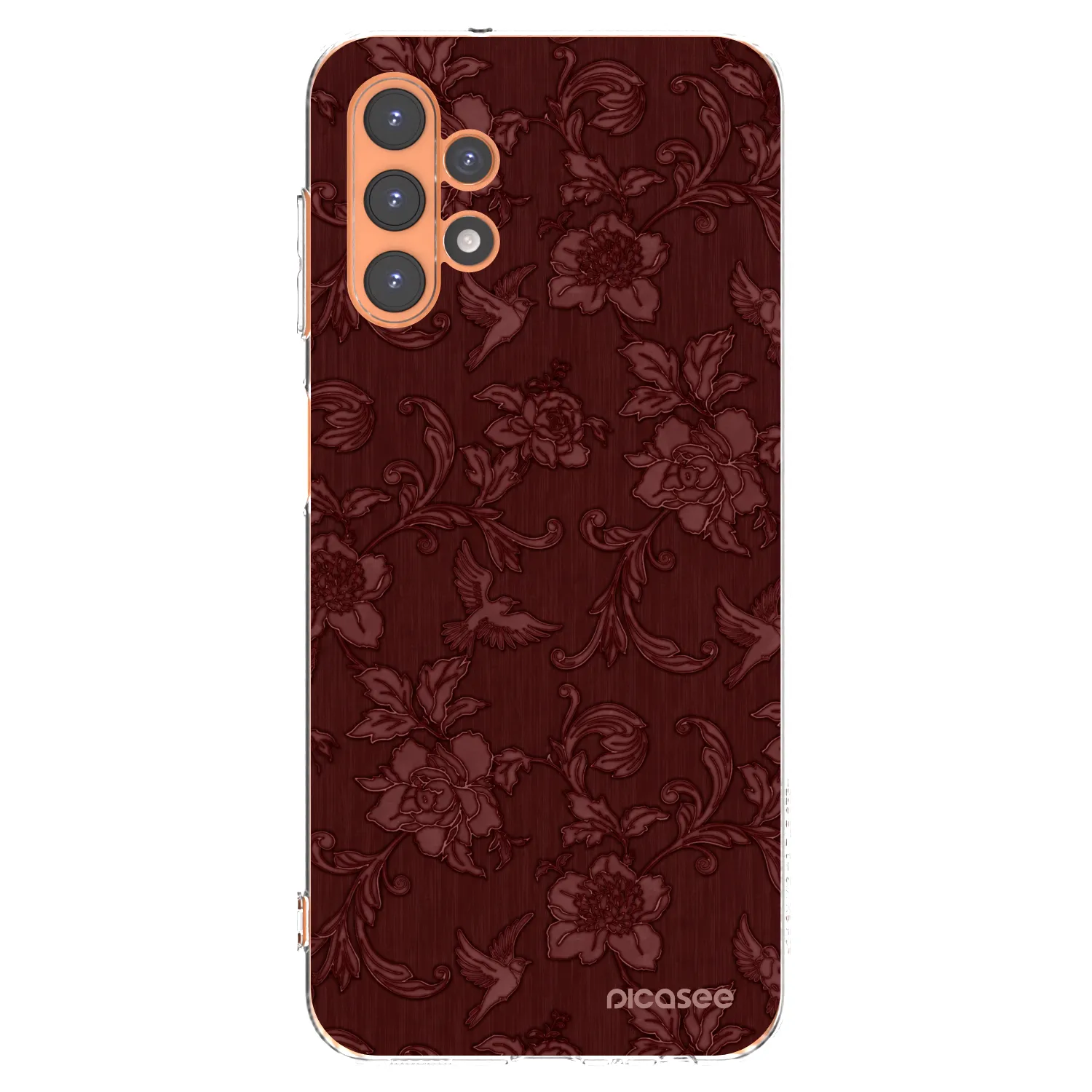 Picasee Samsung Galaxy A13 5G Hülle - Transparentes Silikon - Red Elegance