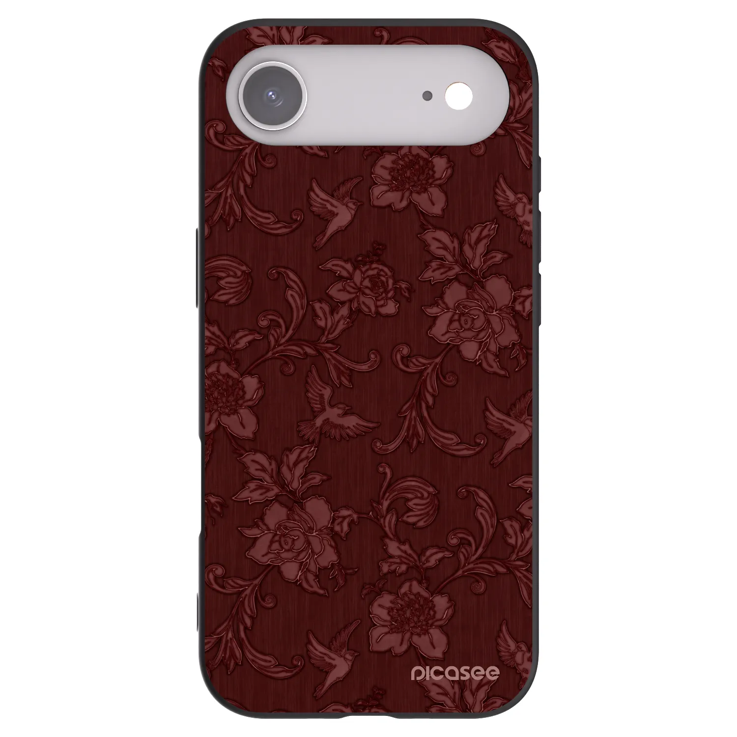 Picasee Apple iPhone Air Hülle - Schwarzes Silikon - Red Elegance