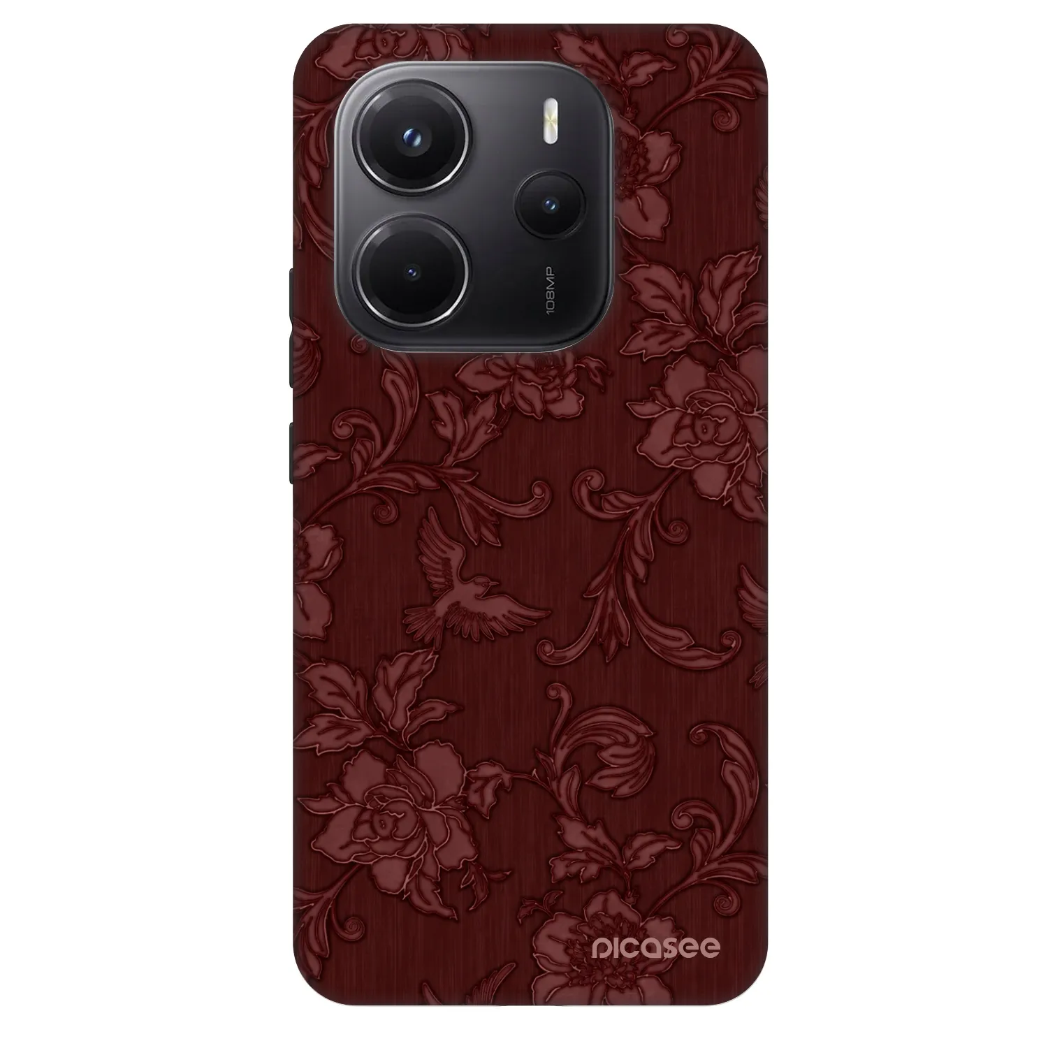 Picasee Fashion Case für Xiaomi Redmi Note 14 5G - Red Elegance