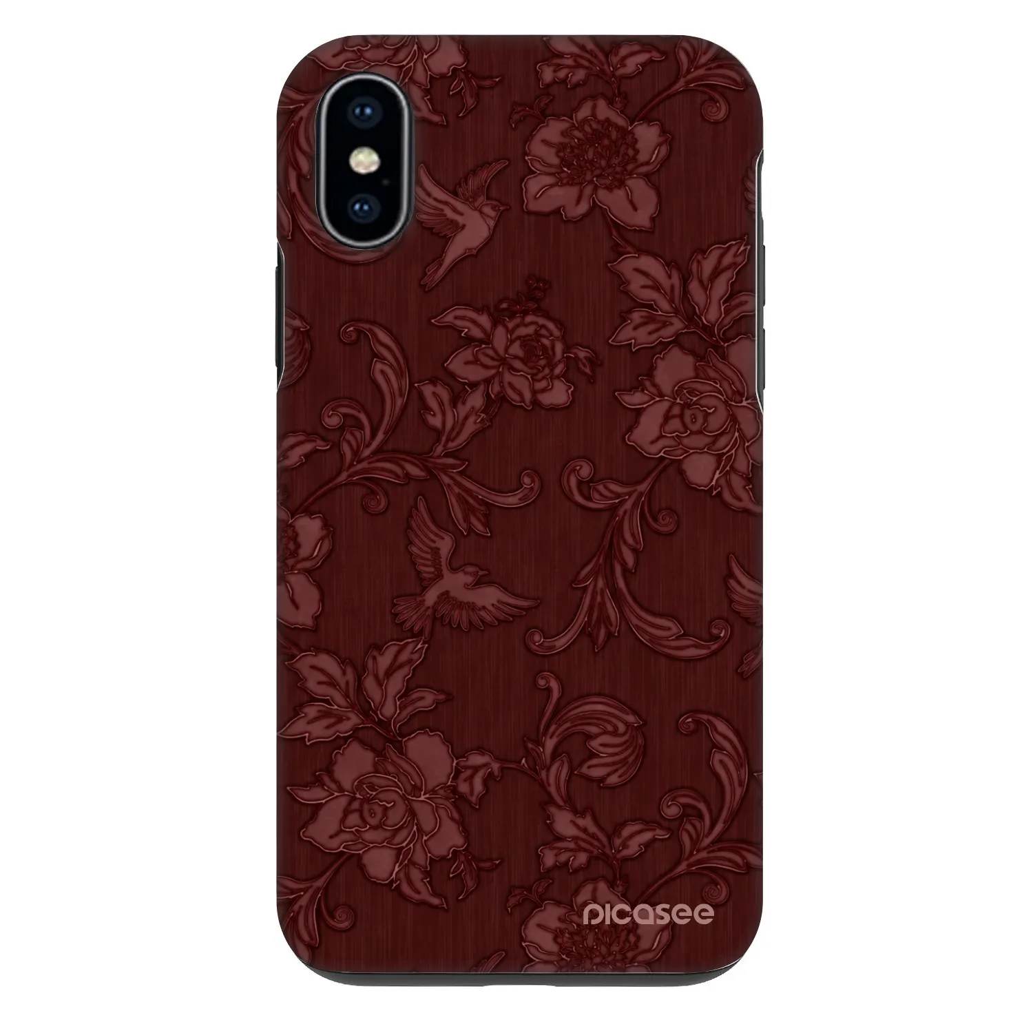 Picasee Fashion Case für Apple iPhone X/XS - Red Elegance
