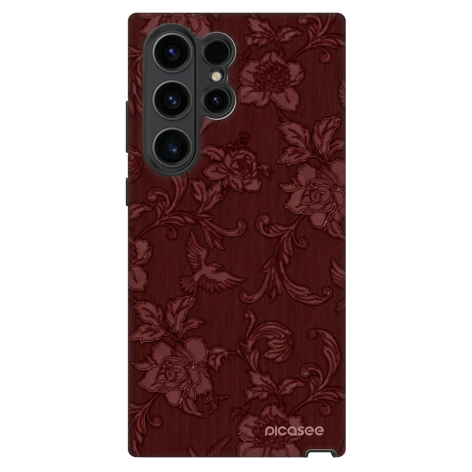 Picasee Fashion Case für Samsung Galaxy S22 Ultra 5G - Red Elegance