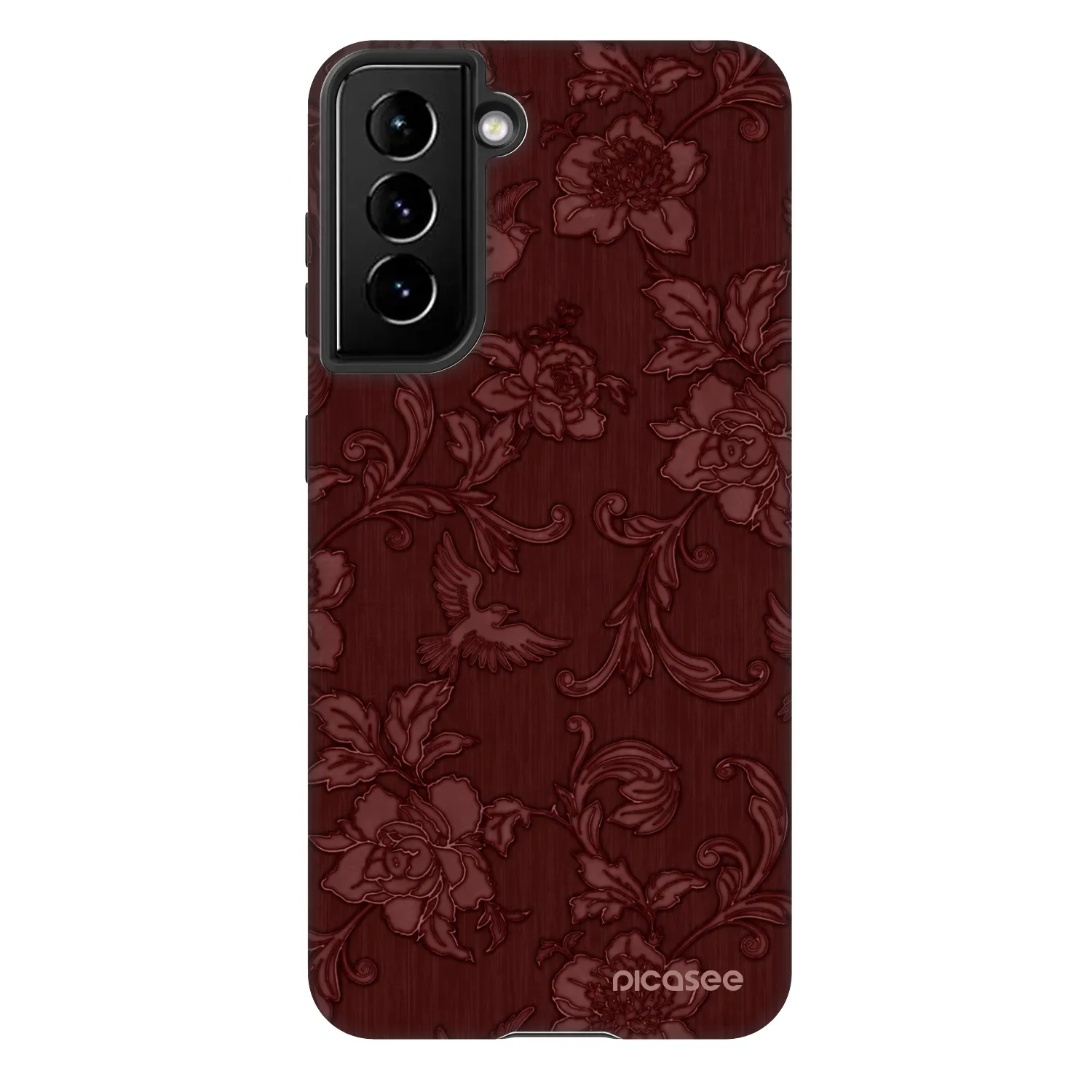 Picasee Fashion Case für Samsung Galaxy S21 5G G991B - Red Elegance