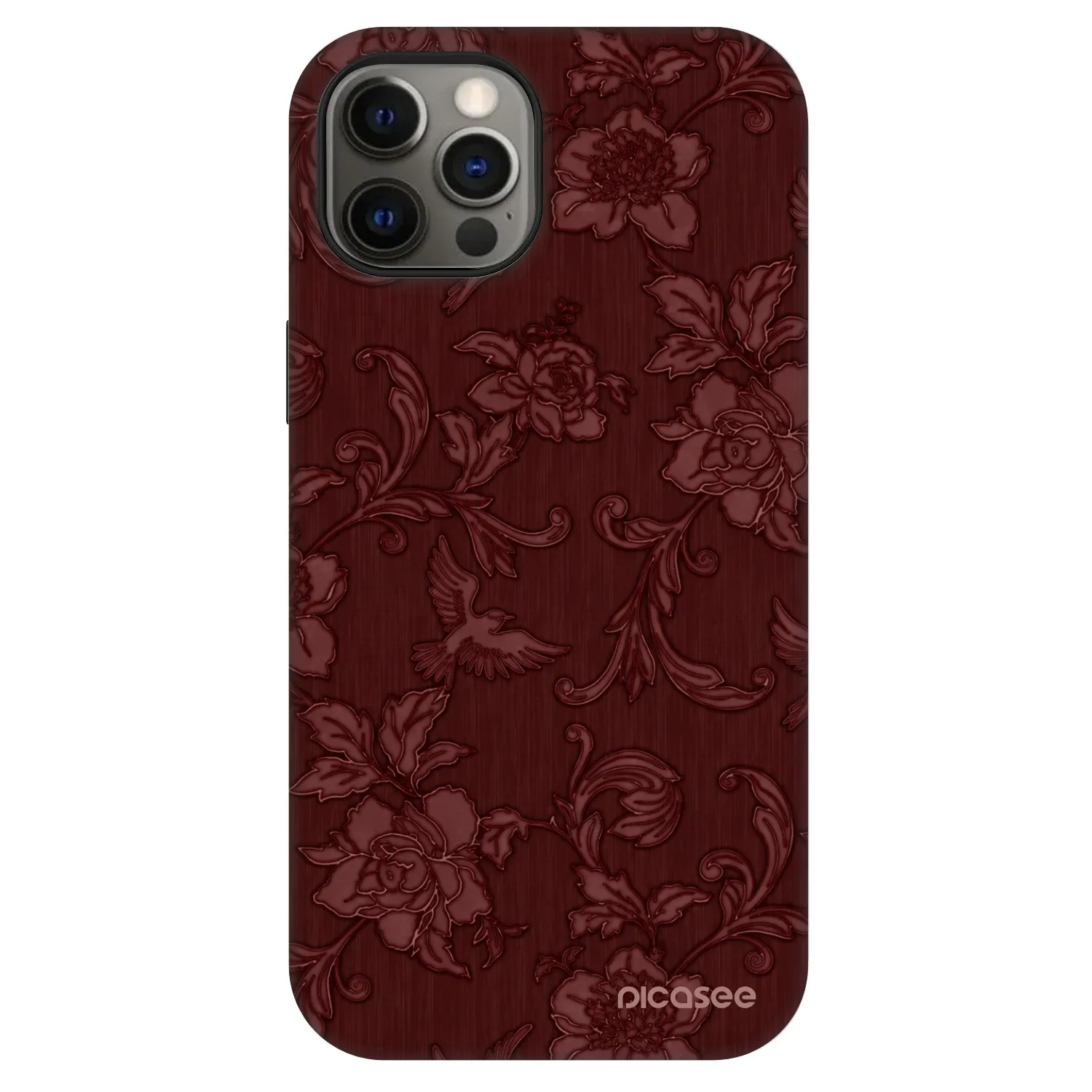 Picasee Fashion Case MagSafe für Apple iPhone 12 - Red Elegance