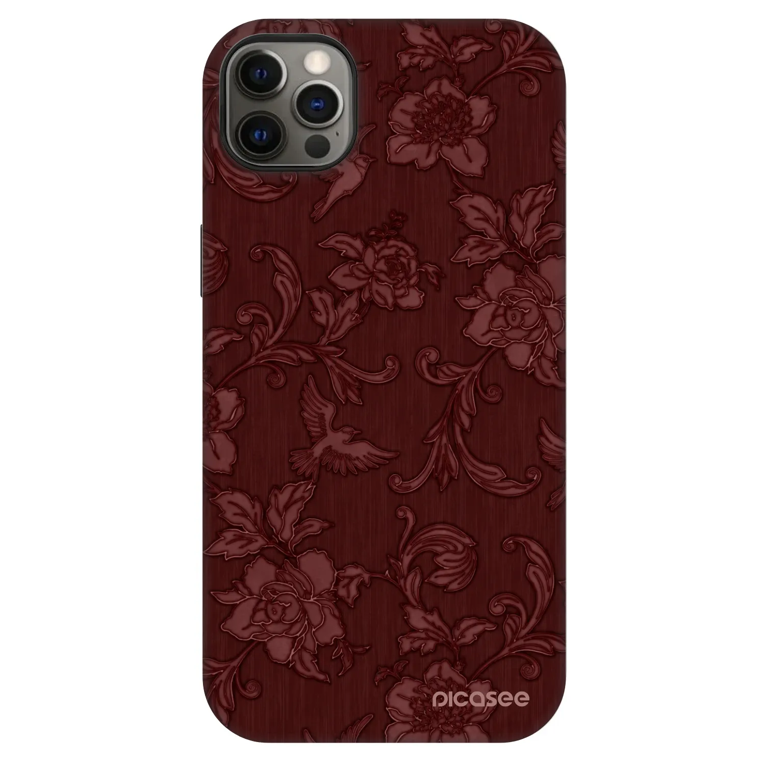 Picasee Fashion Case MagSafe für Apple iPhone 12 Pro Max - Red Elegance