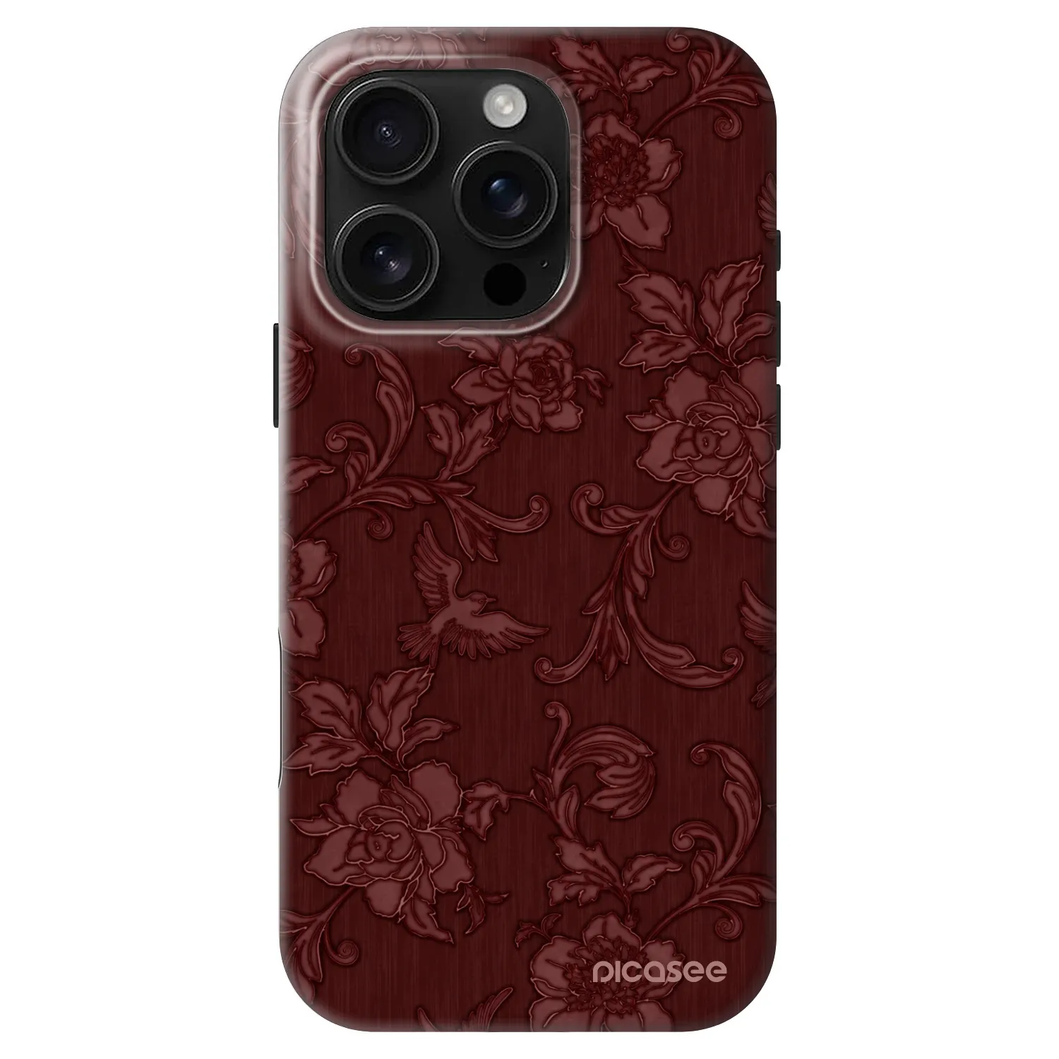 Picasee Fashion Case MagSafe für Apple iPhone 16 Pro - Red Elegance