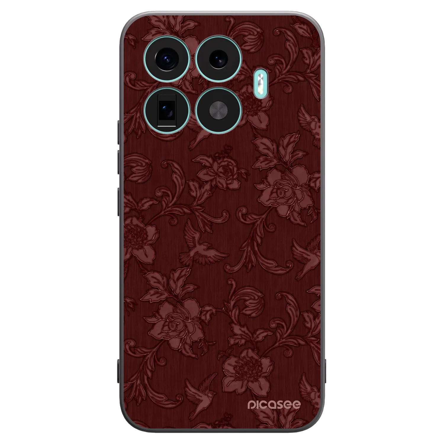 Picasee Xiaomi 17T Pro Hülle - Schwarzes Silikon - Red Elegance
