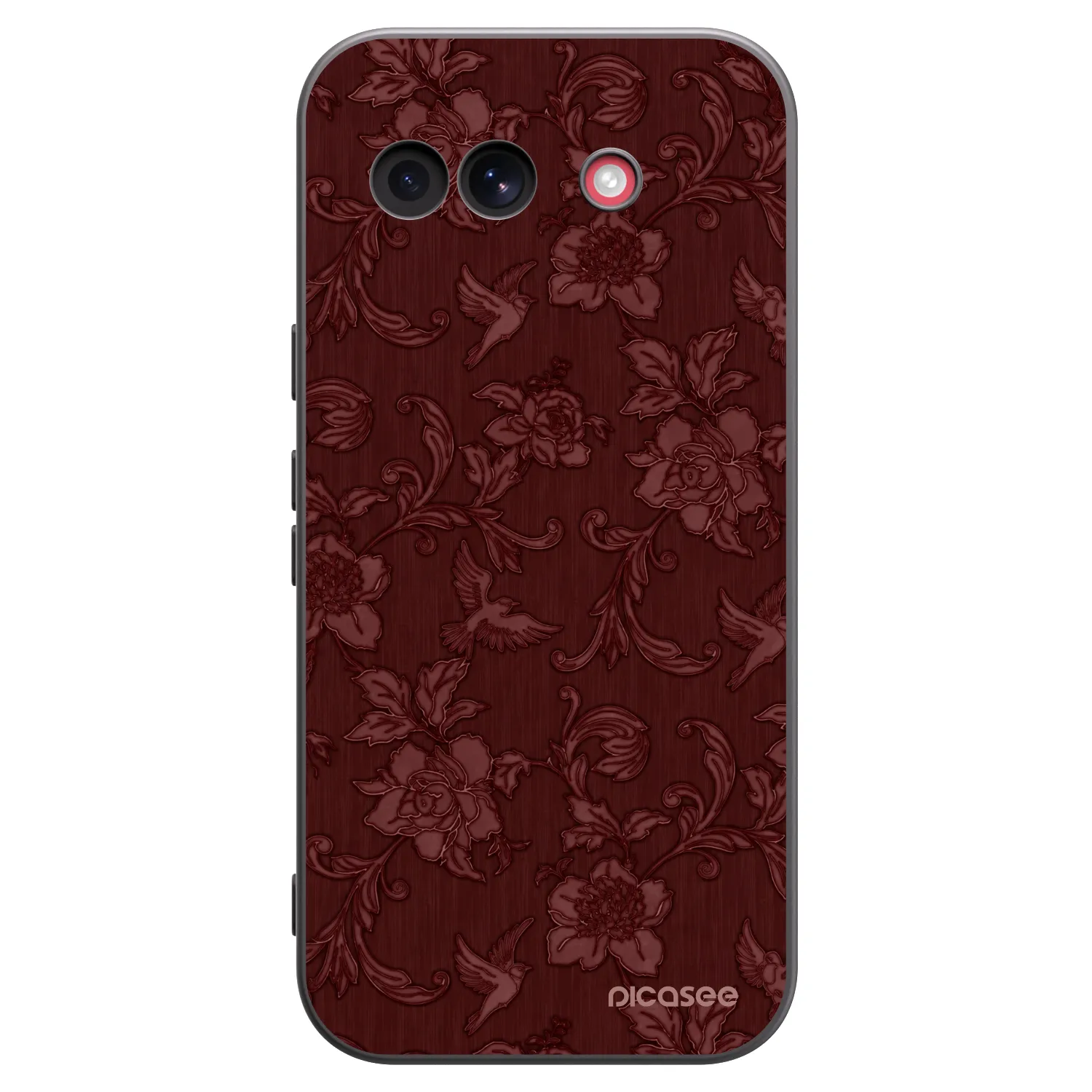 Picasee Google Pixel 10a Hülle - Schwarzes Silikon - Red Elegance