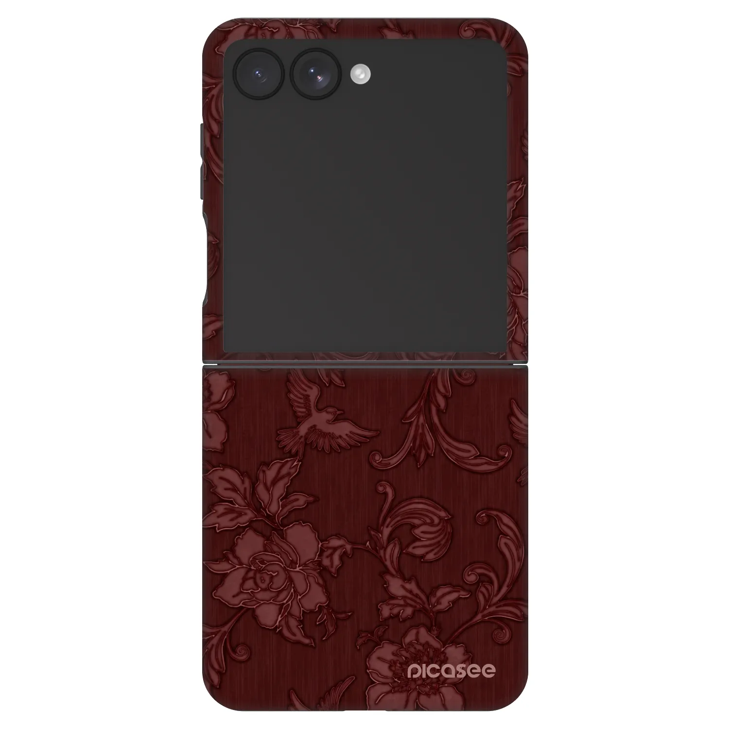 Picasee Fashion Case für Samsung Galaxy Z Flip7 5G - Red Elegance