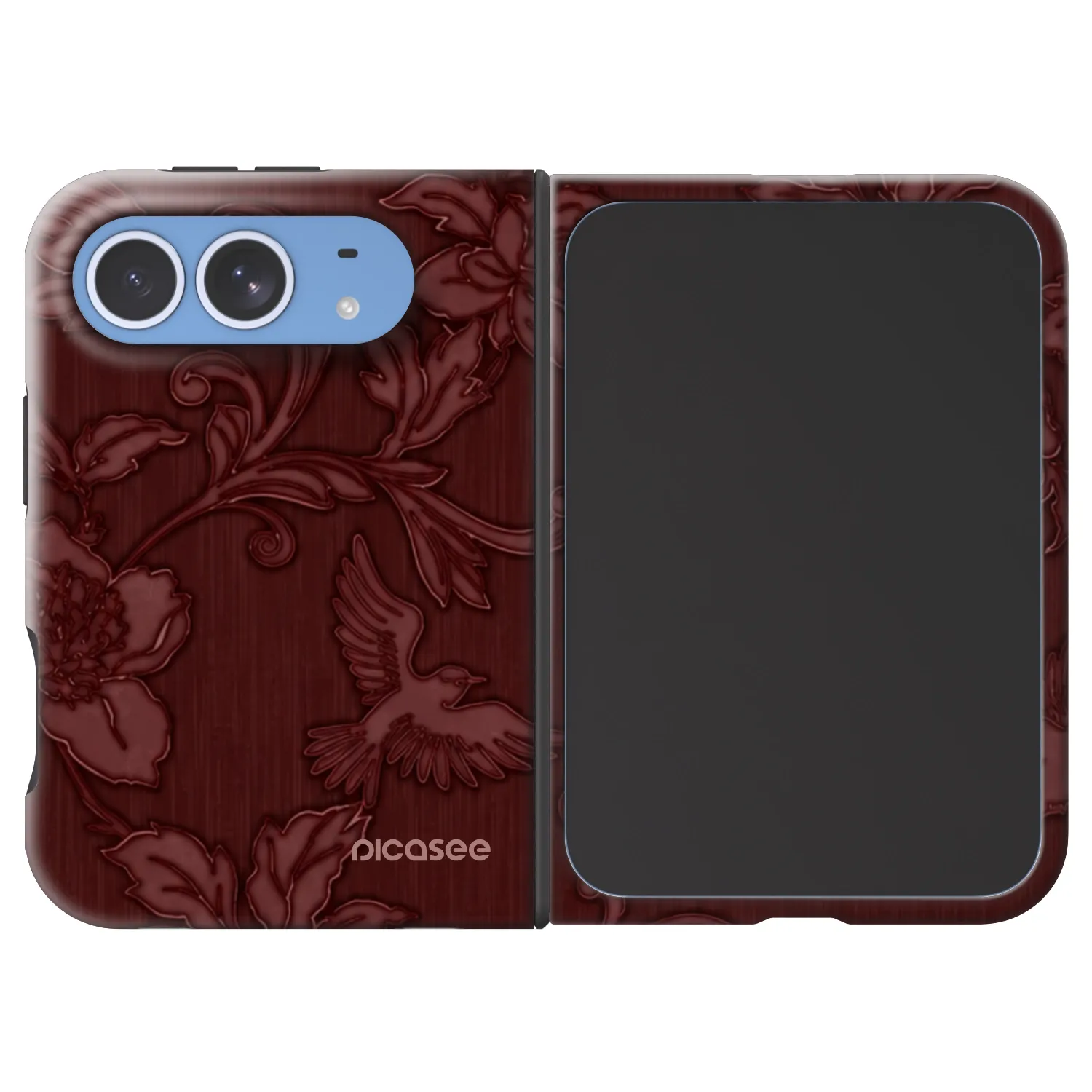 Picasee Fashion Case MagSafe für Apple iPhone Duo - Red Elegance