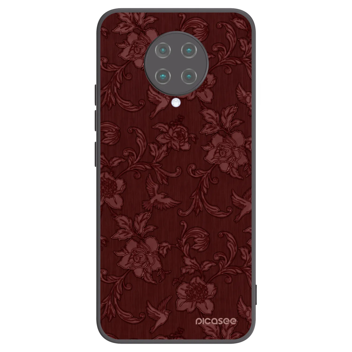 Picasee Xiaomi Poco F2 Pro Hülle - Schwarzes Silikon - Red Elegance