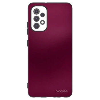 Picasee Samsung Galaxy A32 5G A326B Hülle - Schwarzes Silikon - Velvet Bordeaux