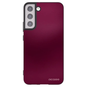 Picasee Samsung Galaxy S22+ 5G Hülle - Schwarzes Silikon - Velvet Bordeaux
