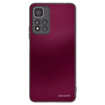 Picasee Xiaomi Redmi Note 11 Pro+ 5G Hülle - Schwarzes Silikon - Velvet Bordeaux