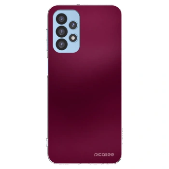 Picasee Samsung Galaxy A23 A235F 4G Hülle - Transparentes Silikon - Velvet Bordeaux
