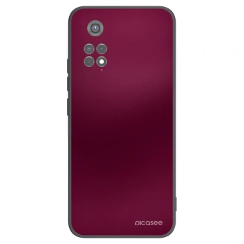 Picasee Xiaomi Redmi Note 11S 5G Hülle - Schwarzes Silikon - Velvet Bordeaux