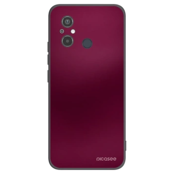 Picasee Xiaomi Redmi 12C Hülle - Schwarzes Silikon - Velvet Bordeaux