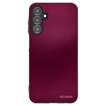 Picasee Samsung Galaxy A15 A156B 5G Hülle - Schwarzes Silikon - Velvet Bordeaux