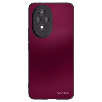 Picasee Honor 200 Pro 5G Hülle - Schwarzes Silikon - Velvet Bordeaux