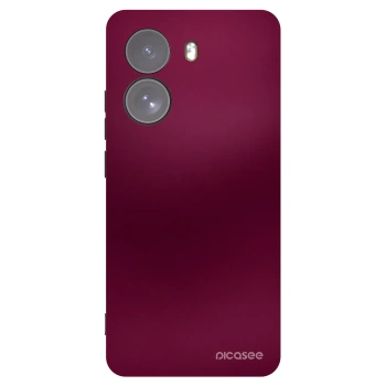 Picasee Xiaomi Poco X7 Hülle - Schwarzes Silikon - Velvet Bordeaux