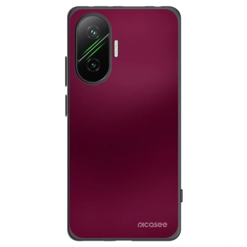 Picasee Xiaomi Poco F7 5G Hülle - Schwarzes Silikon - Velvet Bordeaux