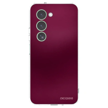 Picasee Xiaomi Redmi 15 5G Hülle - Transparentes Silikon - Velvet Bordeaux