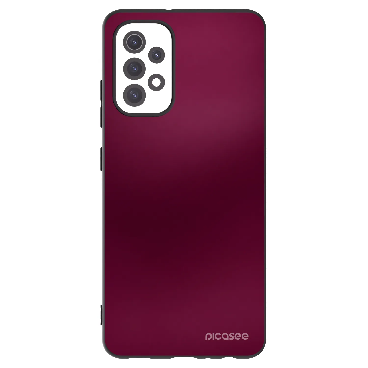 Picasee Samsung Galaxy A32 5G A326B Hülle - Schwarzes Silikon - Velvet Bordeaux