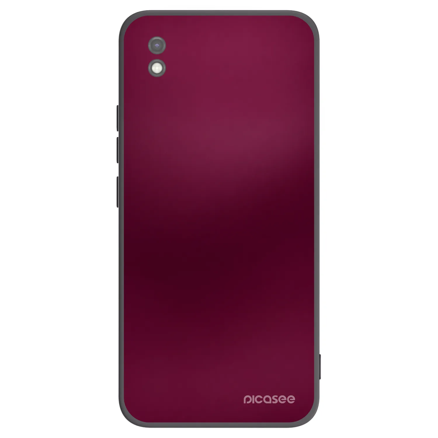 Picasee Xiaomi Redmi 9AT Hülle - Schwarzes Silikon - Velvet Bordeaux
