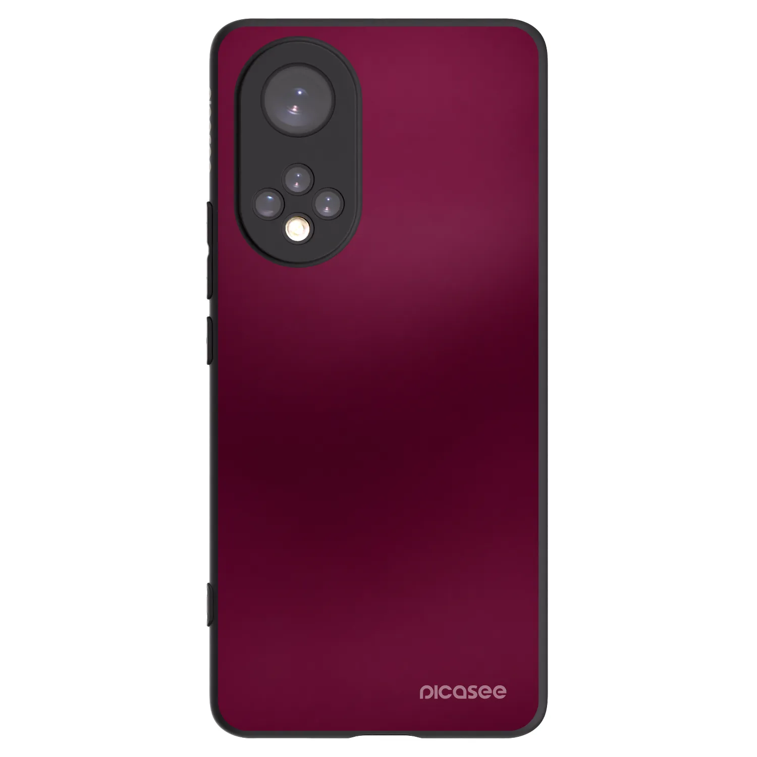 Picasee Honor 50 5G Hülle - Schwarzes Silikon - Velvet Bordeaux