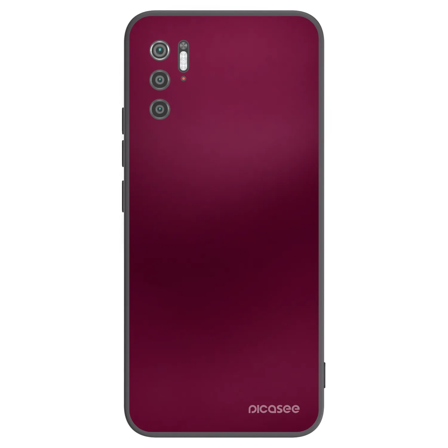 Picasee Xiaomi Poco M3 Pro 5G Hülle - Schwarzes Silikon - Velvet Bordeaux