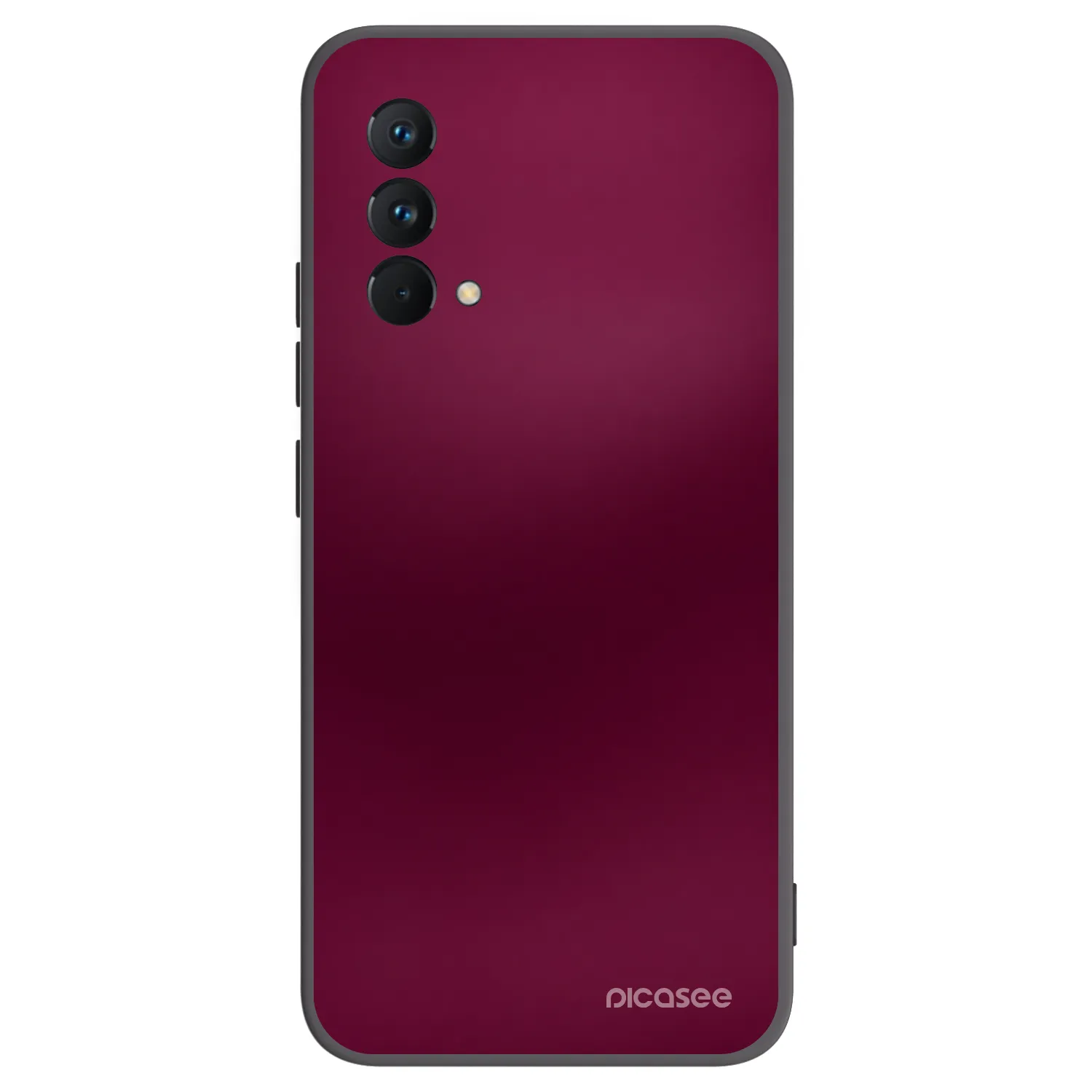 Picasee Realme GT Master Edition 5G Hülle - Schwarzes Silikon - Velvet Bordeaux