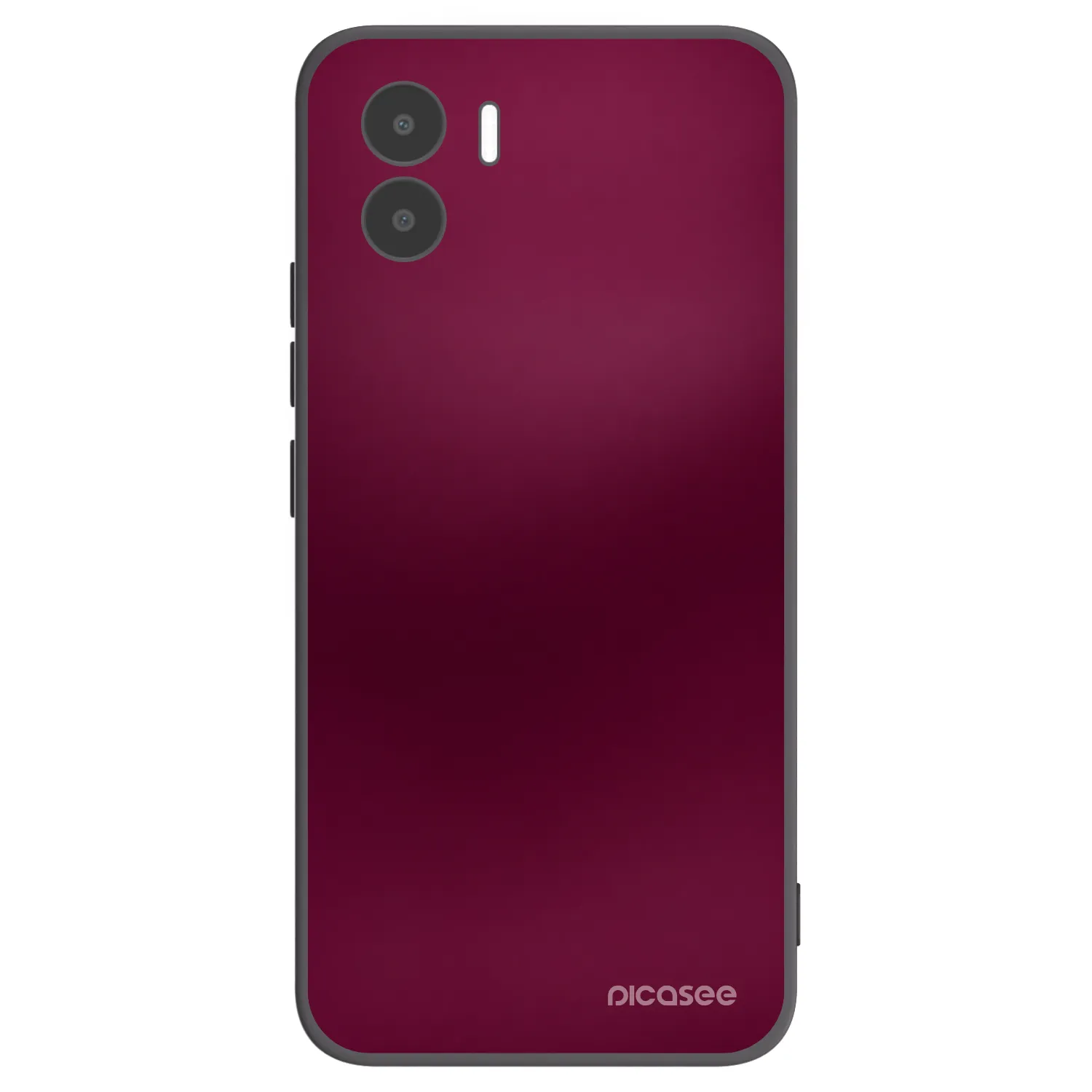 Picasee Xiaomi Redmi A1 Hülle - Schwarzes Silikon - Velvet Bordeaux