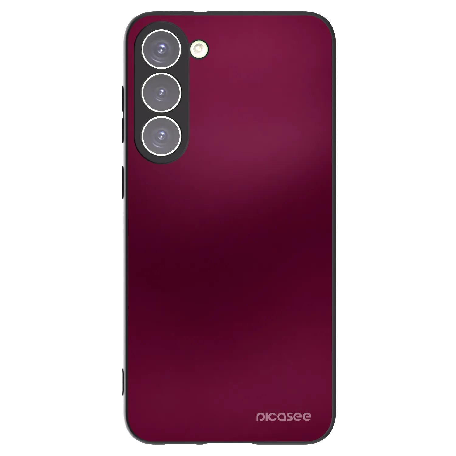 Picasee Samsung Galaxy S23+ 5G Hülle - Schwarzes Silikon - Velvet Bordeaux