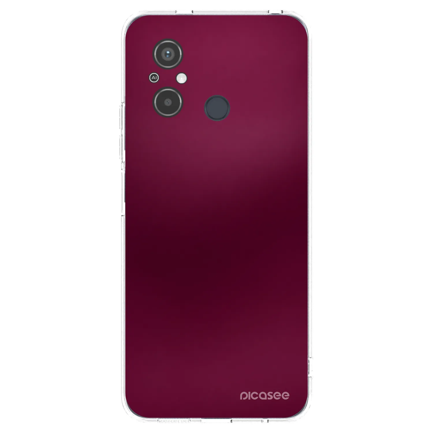 Picasee Xiaomi Redmi 12C Hülle - Transparentes Silikon - Velvet Bordeaux