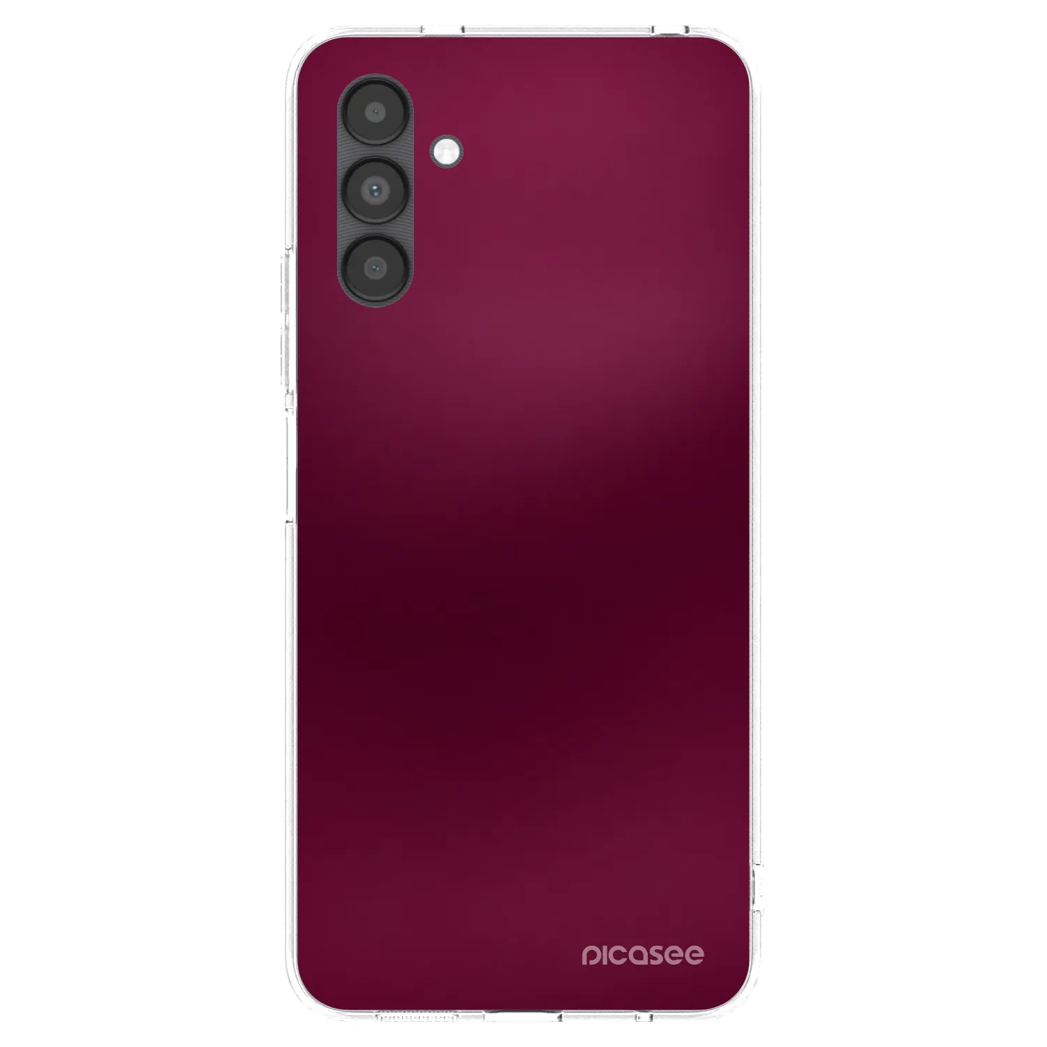 Picasee Samsung Galaxy A04s A047F Hülle - Transparentes Silikon - Velvet Bordeaux