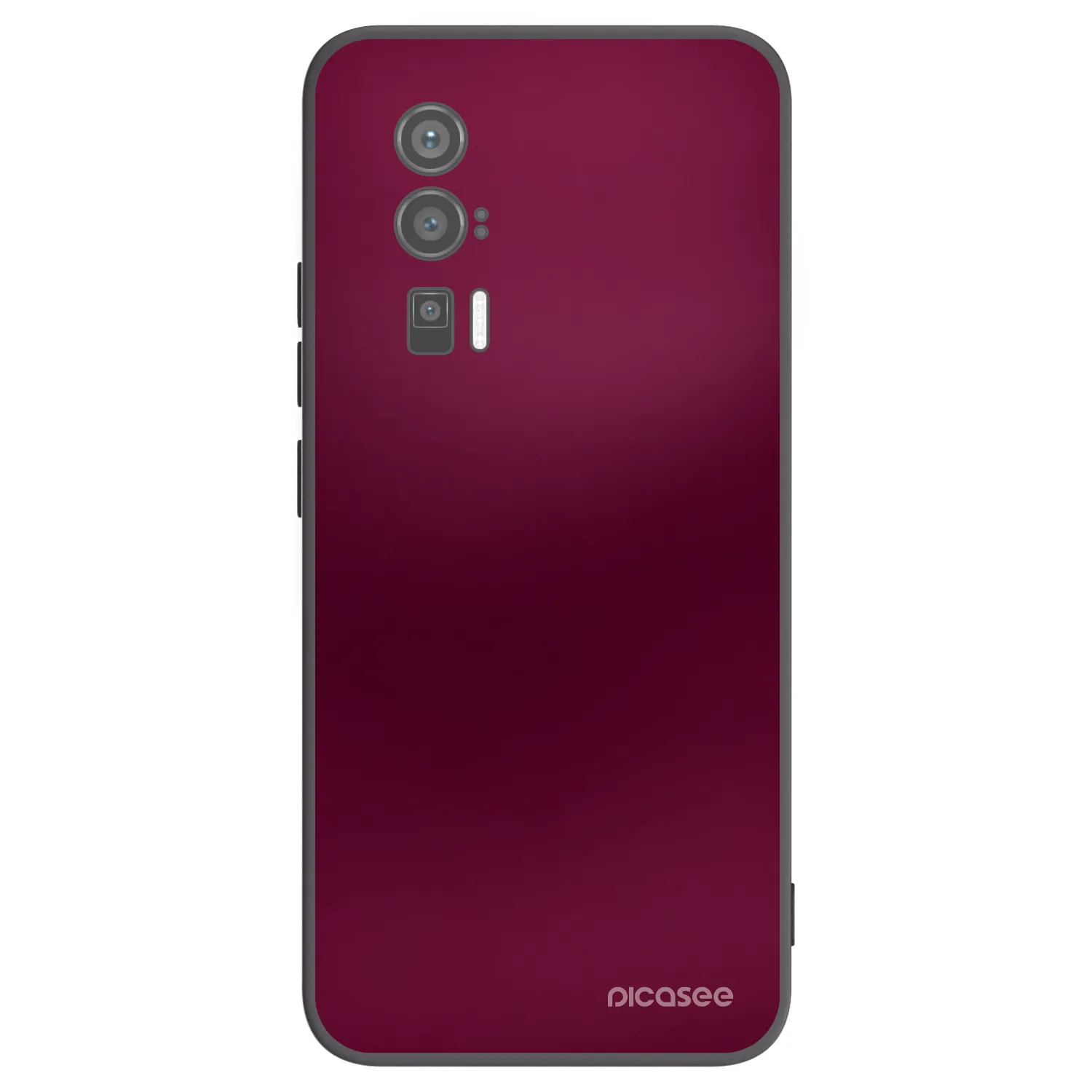 Picasee Xiaomi Poco F5 Pro 5G Hülle - Schwarzes Silikon - Velvet Bordeaux