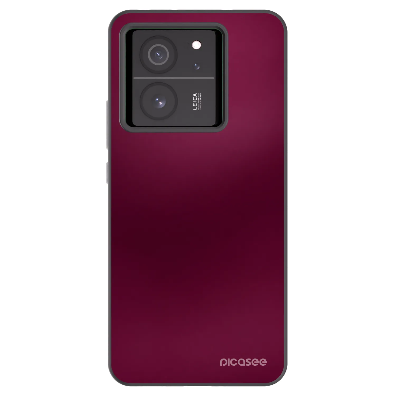Picasee Xiaomi 13T Pro Hülle - Schwarzes Silikon - Velvet Bordeaux